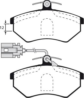 Lemförder 20609 03 - Тормозные колодки, дисковые, комплект autosila-amz.com