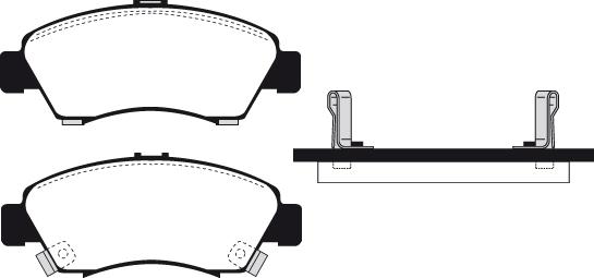 Ferodo FSL777 - Тормозные колодки, дисковые, комплект autosila-amz.com