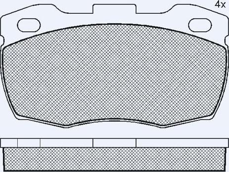 Valeo 302417 - Тормозные колодки, дисковые, комплект autosila-amz.com