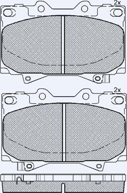 BENDIX 572451B - Тормозные колодки, дисковые, комплект autosila-amz.com