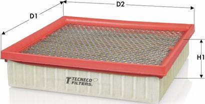 Tecneco Filters AR171/1PM - Воздушный фильтр, двигатель autosila-amz.com