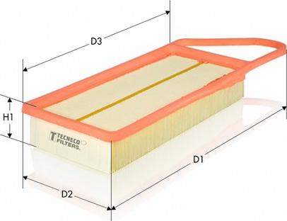 Tecneco Filters AR9924PM - Воздушный фильтр, двигатель autosila-amz.com