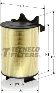 Tecneco Filters AR9800 - Воздушный фильтр, двигатель autosila-amz.com