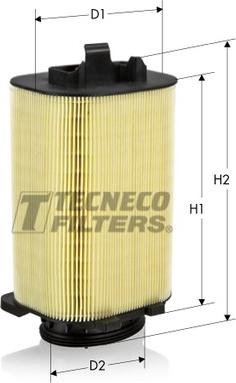 Tecneco Filters AR14006 - Фильтр воздушный MERCEDES C180-E200-250-G autosila-amz.com