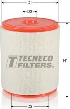 Tecneco Filters AR16005-S - Воздушный фильтр, двигатель autosila-amz.com