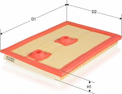 Tecneco Filters AR10058PM - Воздушный фильтр, двигатель autosila-amz.com