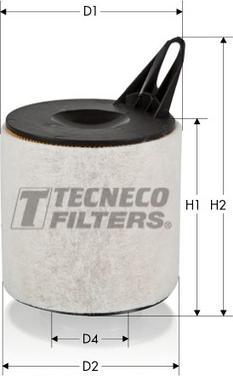 Tecneco Filters AR9951 - Воздушный фильтр, двигатель autosila-amz.com