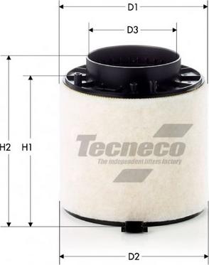 Tecneco Filters AR8K01 - Воздушный фильтр, двигатель autosila-amz.com