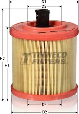 Tecneco Filters AR3015/14 - Воздушный фильтр, двигатель autosila-amz.com