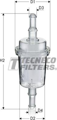 Tecneco Filters BN4174 - Топливный фильтр autosila-amz.com