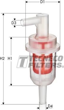 Tecneco Filters BN502 - Топливный фильтр autosila-amz.com