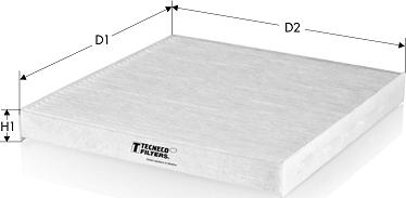 Tecneco Filters CK10657 - Фильтр воздуха в салоне autosila-amz.com
