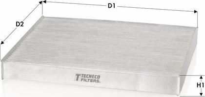 Tecneco Filters CK9881 - Фильтр воздуха в салоне autosila-amz.com