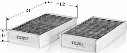 Tecneco Filters CK421-C-2 - Фильтр воздуха в салоне autosila-amz.com