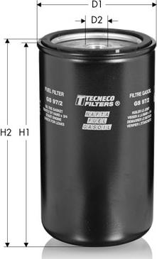 Tecneco Filters GS97/2 - Топливный фильтр autosila-amz.com