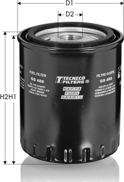 Tecneco Filters GS488 - Топливный фильтр autosila-amz.com