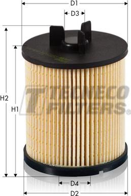 Tecneco Filters GS0819/3-E - Топливный фильтр autosila-amz.com