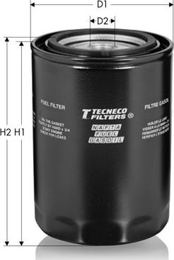 Tecneco Filters GS5797 - Топливный фильтр autosila-amz.com