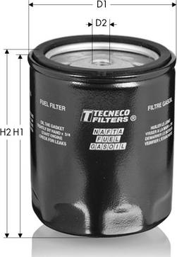 Tecneco Filters GS30 - Топливный фильтр autosila-amz.com