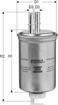 Tecneco Filters GS226 - Топливный фильтр autosila-amz.com