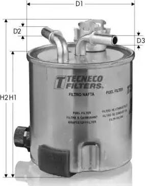 Tecneco Filters GS9025 - Топливный фильтр autosila-amz.com