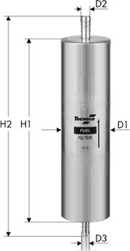 Tecneco Filters GS1198 - Топливный фильтр autosila-amz.com