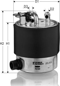 Tecneco Filters GS1200 - Топливный фильтр autosila-amz.com