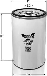 Tecneco Filters GS1234 - Топливный фильтр autosila-amz.com