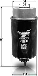 Tecneco Filters GS1227 - Топливный фильтр autosila-amz.com