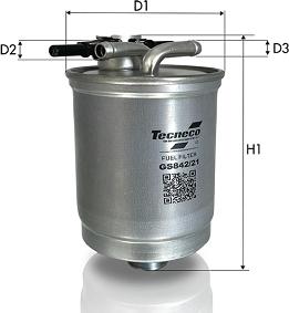 Tecneco Filters GS842/21 - Топливный фильтр autosila-amz.com