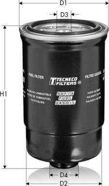 Tecneco Filters GS8019 - Топливный фильтр autosila-amz.com