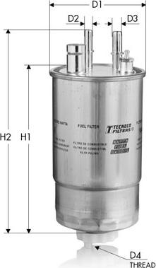 Tecneco Filters GS24/03 - Топливный фильтр autosila-amz.com