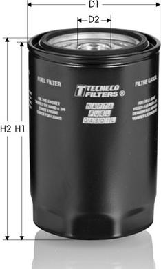 Tecneco Filters GS201 - Топливный фильтр autosila-amz.com