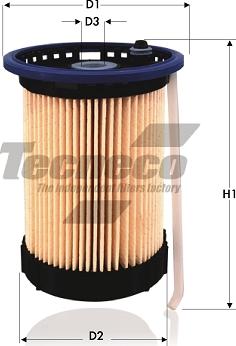 Tecneco Filters GS2087E - Топливный фильтр autosila-amz.com