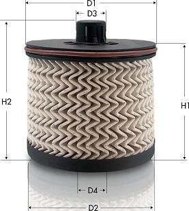 Tecneco Filters GS2103E - Топливный фильтр autosila-amz.com