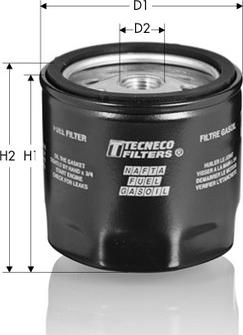 Tecneco Filters GS271 - Топливный фильтр autosila-amz.com