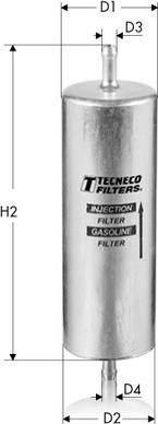 Tecneco Filters IN97 - Топливный фильтр autosila-amz.com