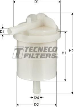 Tecneco Filters IN4143 - Топливный фильтр autosila-amz.com