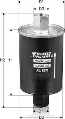 Tecneco Filters IN60 - Топливный фильтр autosila-amz.com