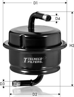 Tecneco Filters IN61 - Топливный фильтр autosila-amz.com