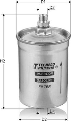 Tecneco Filters IN87 - Топливный фильтр autosila-amz.com