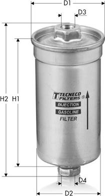 Tecneco Filters IN28 - Топливный фильтр autosila-amz.com