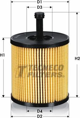 Tecneco Filters OL09813-E - Масляный фильтр autosila-amz.com