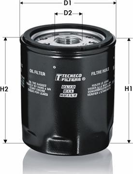 Tecneco Filters OL369-OC - Масляный фильтр autosila-amz.com
