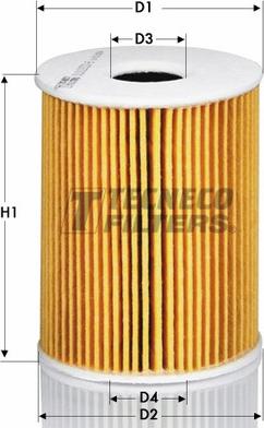 Tecneco Filters OL07017-E - Масляный фильтр autosila-amz.com