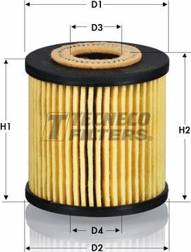 Tecneco Filters OL0232-E - Масляный фильтр autosila-amz.com