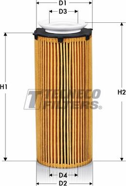 Tecneco Filters OL0720/3-E - Масляный фильтр autosila-amz.com