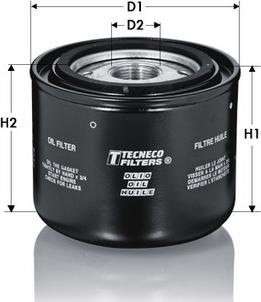 Tecneco Filters OL10268/1 - Масляный фильтр autosila-amz.com