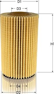 Tecneco Filters OL2194E - Масляный фильтр autosila-amz.com