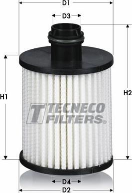 Tecneco Filters OL2156E - Масляный фильтр autosila-amz.com